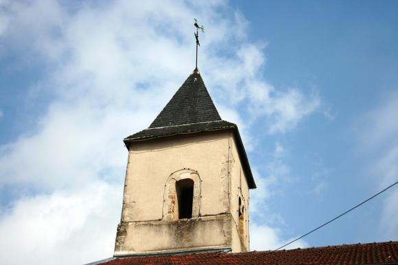 Le clocher de l'Eglise Saint Médard